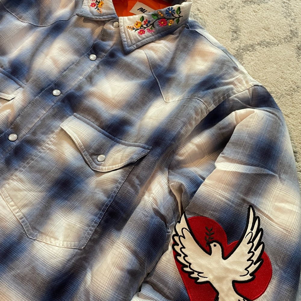 Palace Flannel - Lined and Embroidered